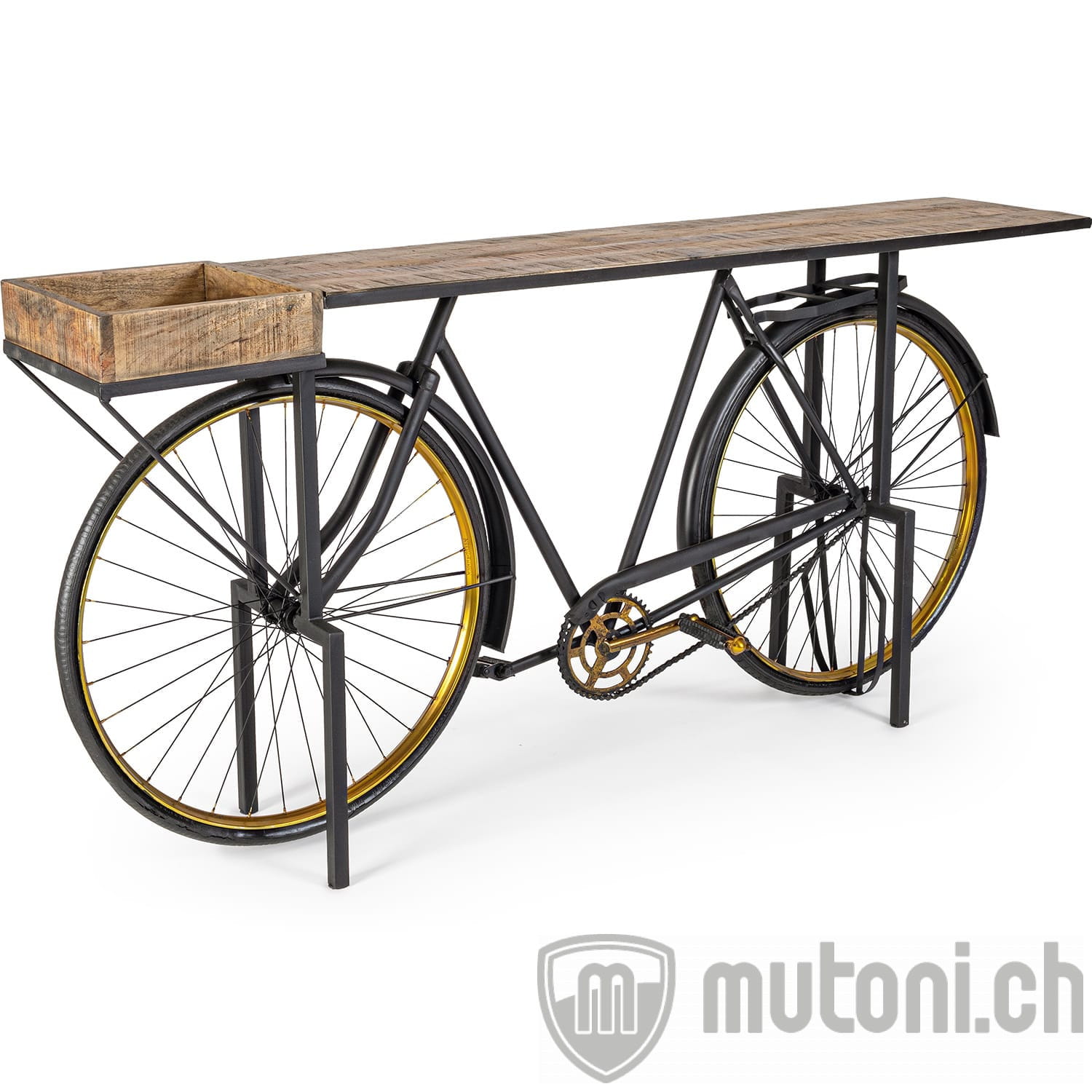 Konsole Fahrrad 183x86 Konsolentische Wohnzimmer